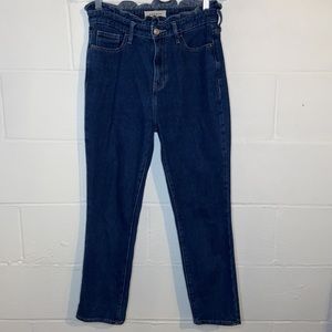 ⭐️PacSun Blue high rise paper bag waist Mom Jeans size 25